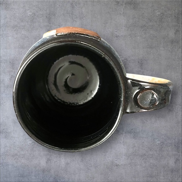 J Rae Studio Pottery Missouri State Coffee Mug Cup Drip Glazed Stoneware 12oz - Picture 10 of 12